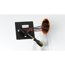 HE-FT01-SK Fan Coil termostat, Z-Wave Plus v2 700-serien, 2x uafhngige indgange, 5x 5A udgange